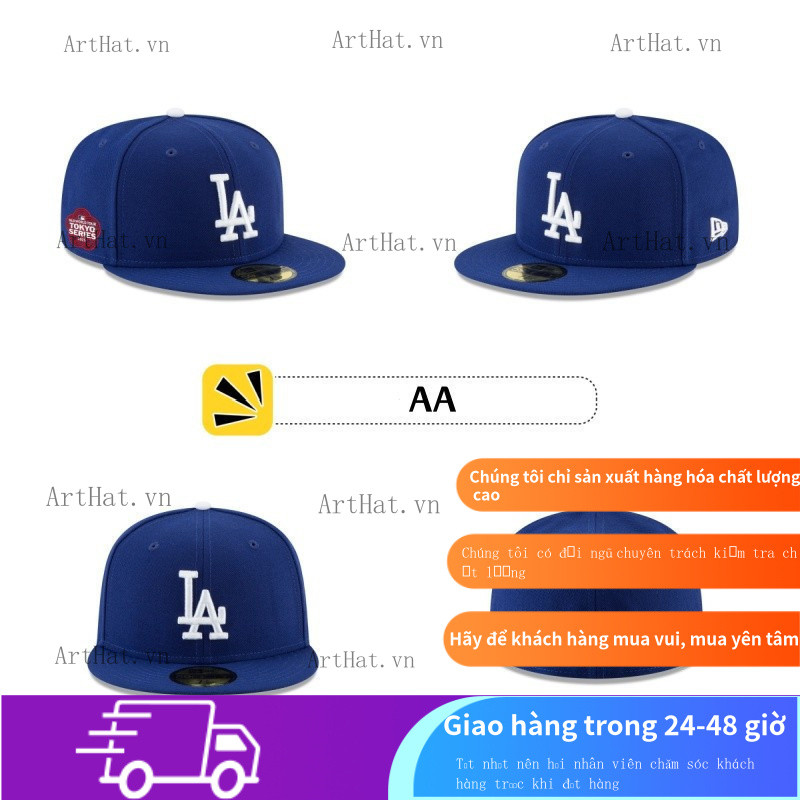 Mũ bóng chày 59FIFTY Side Patch Fitted Cap Los Angeles Dodgers 2025 Tokyo Series - Màu xanh AA - Chố