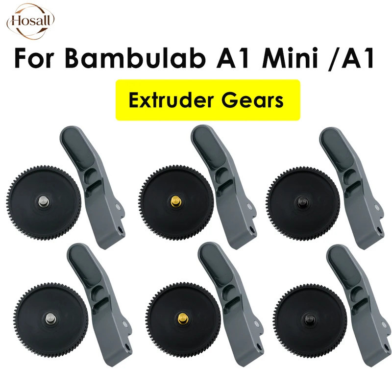 HB Cho Bambulab A1 Mini Máy đùn Gear Thép Cứng Chất Lượng Cao A1 Phụ Kiện Cho Bambu Lab A1 Máy đùn P