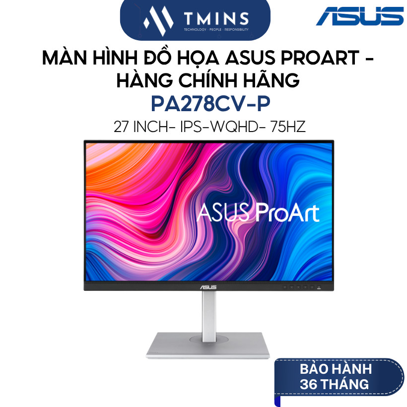 Màn hình đồ họa ASUS ProArt PA278CV-P ( 27inch/ IPS/ WQHD/ 75Hz) - Hàng chính hãng