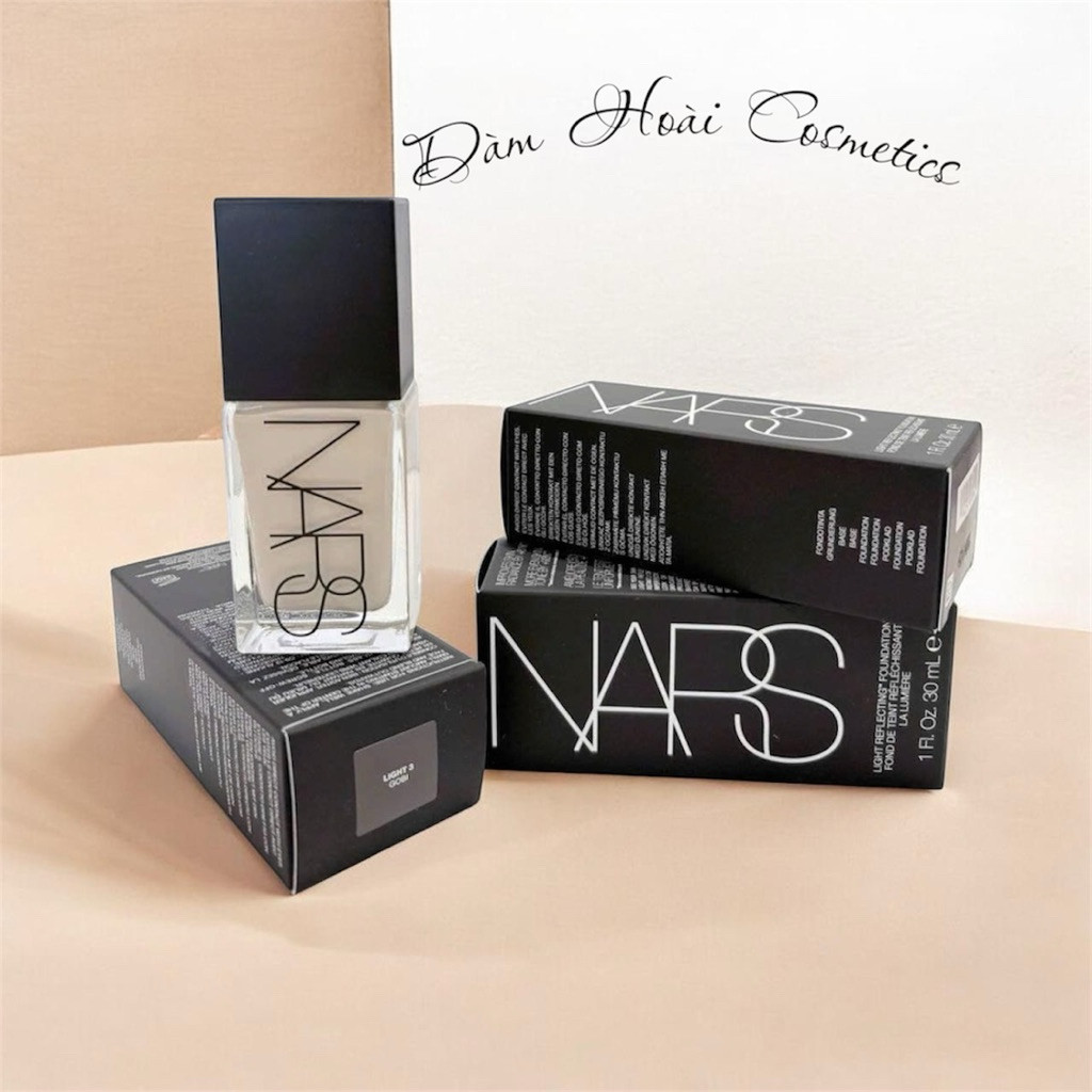 [CHÍNH HÃNG] Kem Nền Dạng Lỏng NARS Light Reflecting Foundation 30ml Nars Lùn Đủ Bill