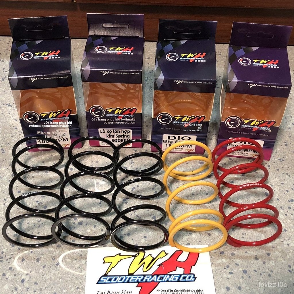 Lò xo nồi độ TWH Taiwan cho Yamaha Jog i125 Sym Dio Lead Honda GY6 hợp kim thể thao