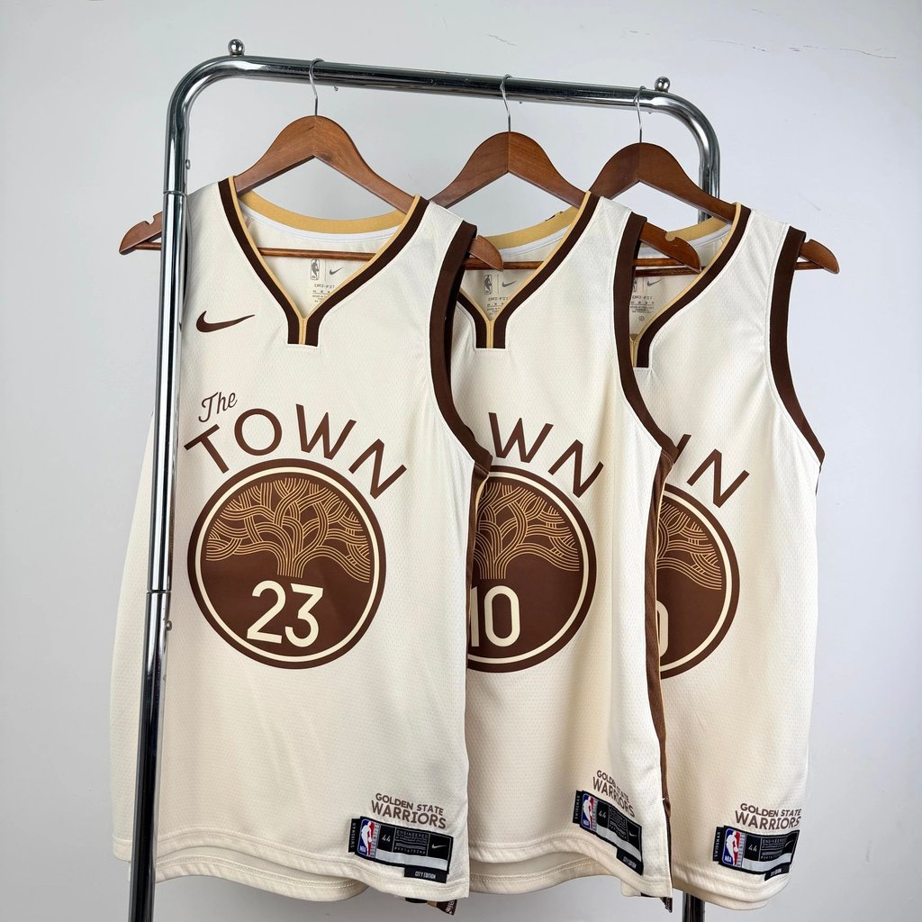 NBA League 26 Years City Limited Golden State Warriors (Golden State Warriors) Jersey ép nóng Dữ liệ