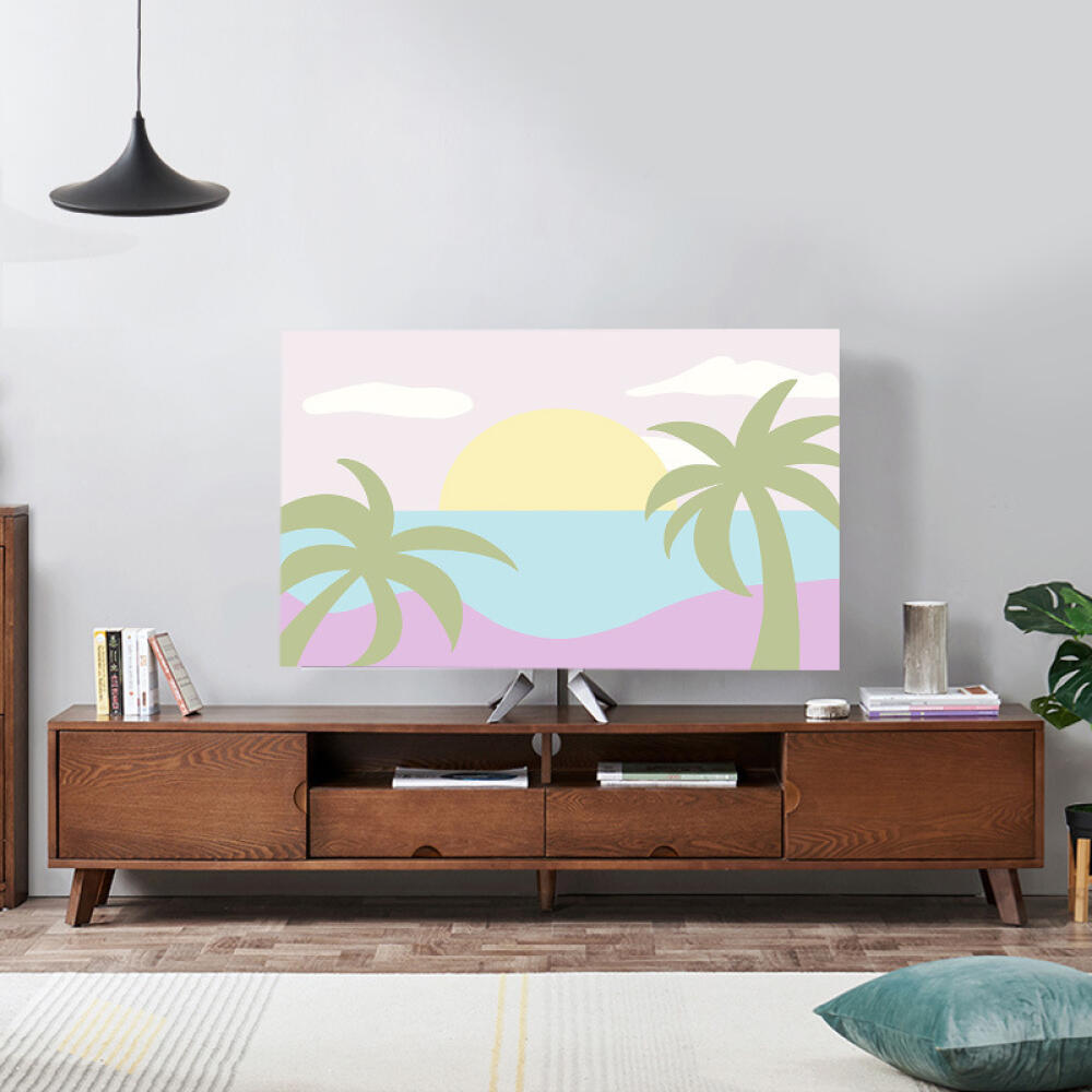 Hộ Gia Đình Đàn Hồi Tivi Bụi 32-75 Inch Vải Bảo Vệ Màn Hình Treo Tường Đứng TV PC Màn Hình Trang Trí