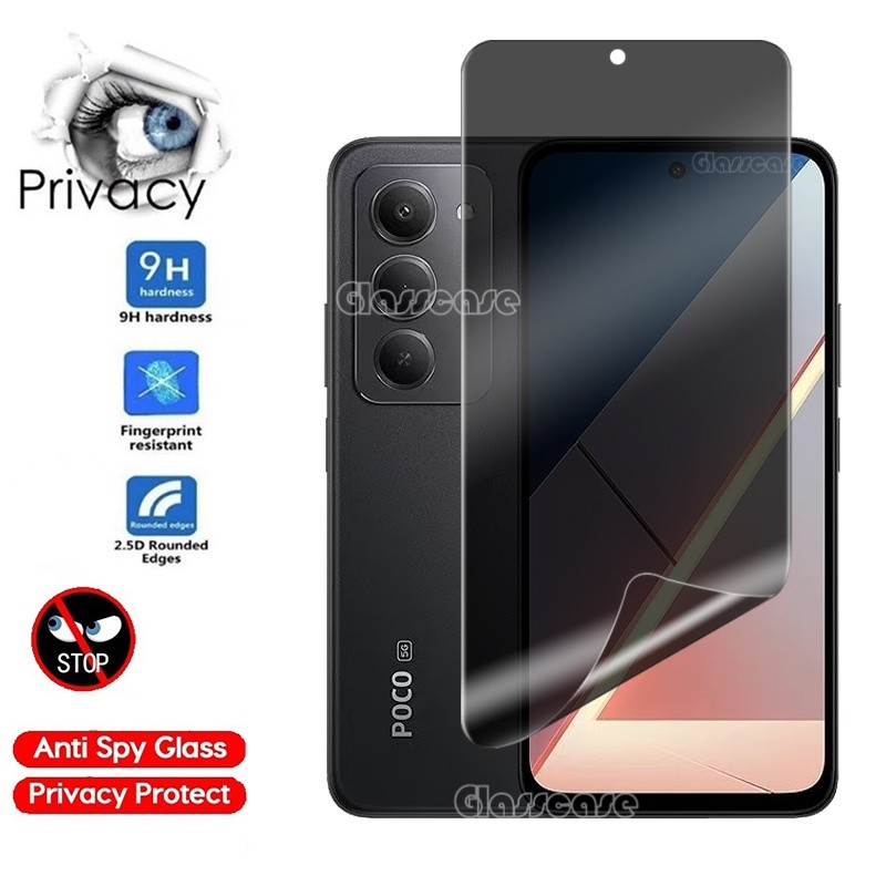 POCO M8s 5G 2026 3 Cái Màn Hình Riêng Tư Phim Hydrogel Mềm Cho Xiaomi POCO M8s M8Pro M8 M 8 s Pro PO