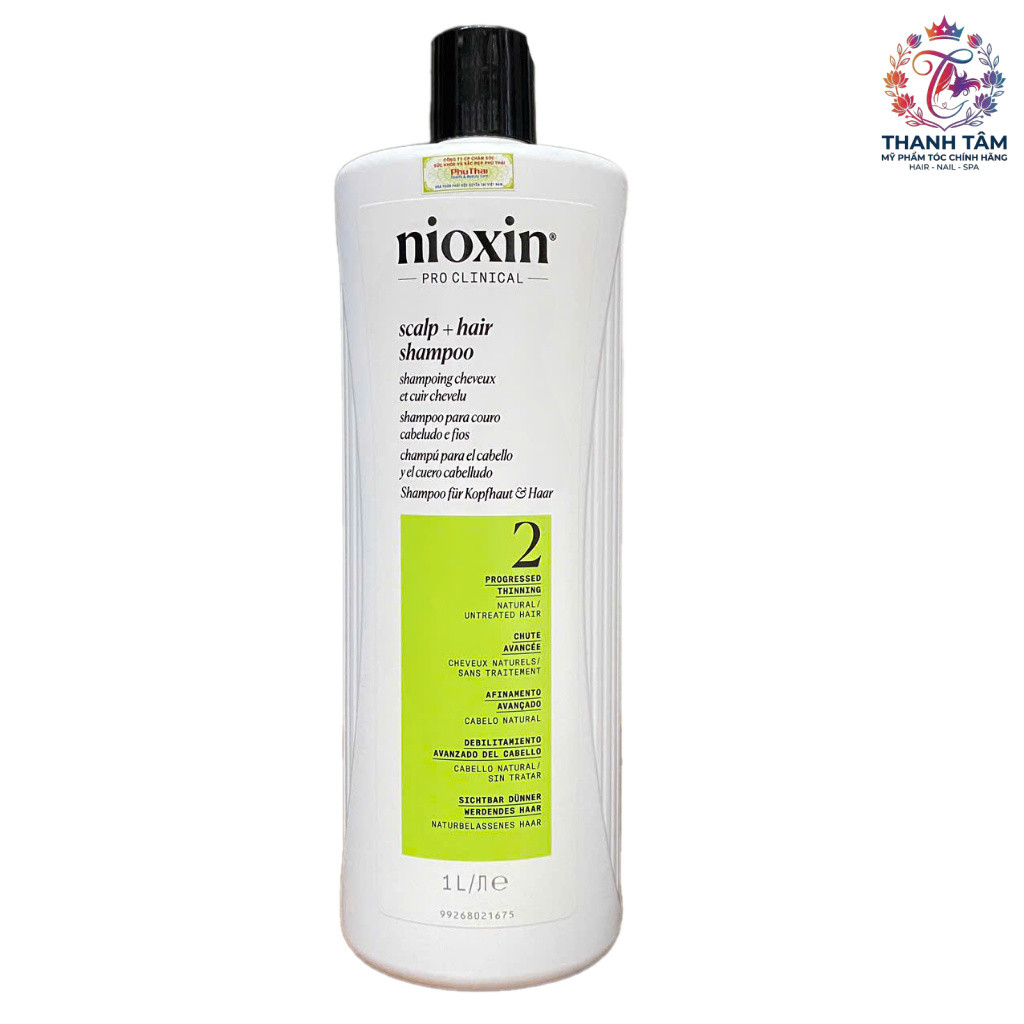 Dầu gội chống rụng tóc Nioxin System 2 Shampoo 1000ml .TT