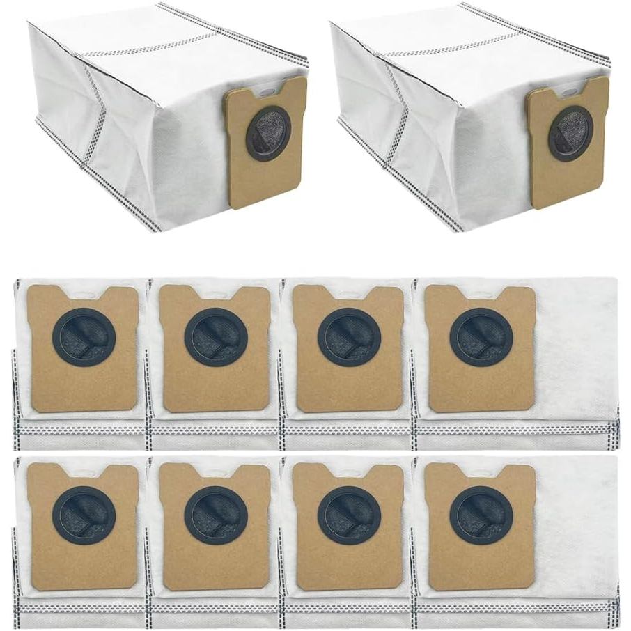 10 Gói Túi Bụi Thay Thế Omni C20 C10 Tương Thích Với Máy Hút Bụi Robot Eufy C10, C20 Omni, Túi Hút C