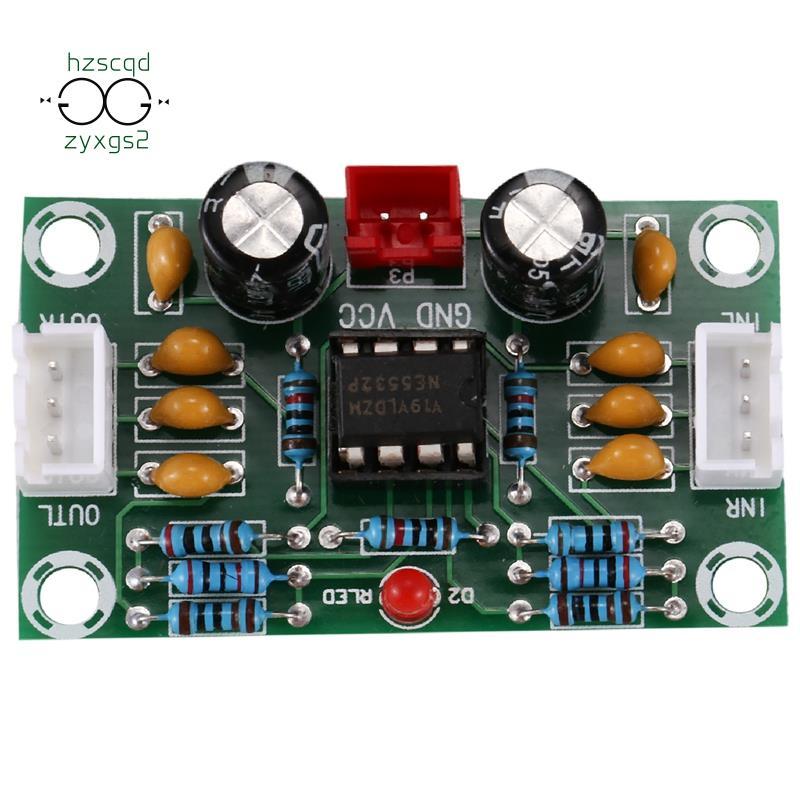 Mini Preamp Op Amp Module Khuếch Đại Kênh Kép NE5532 Preamplifier Tone Board 5 Lần Điện Áp Rộng 12-3
