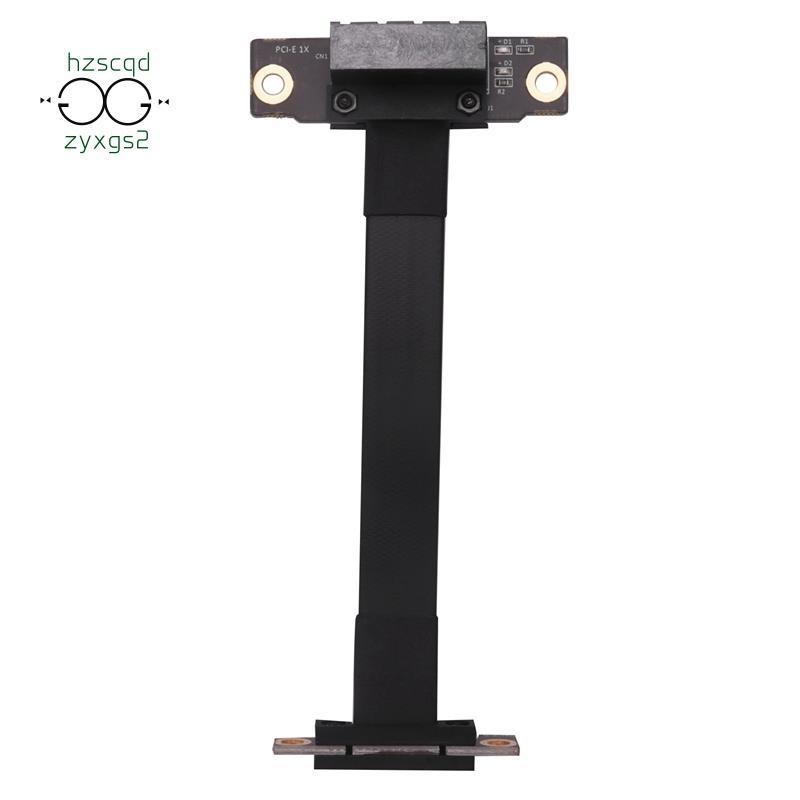 Cáp nâng PCIE X1 Dual 90 độ Góc phải PCIe 3.0 X1 sang X1 Cáp nối dài 8Gbps PCI Express 1X Riser Card