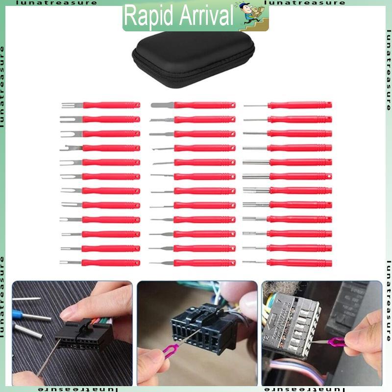 Lun Terminal Removal Tool Set Definning Tool Set Terminal Ejectors Kit để phát hành dây ô tô từ đầu 