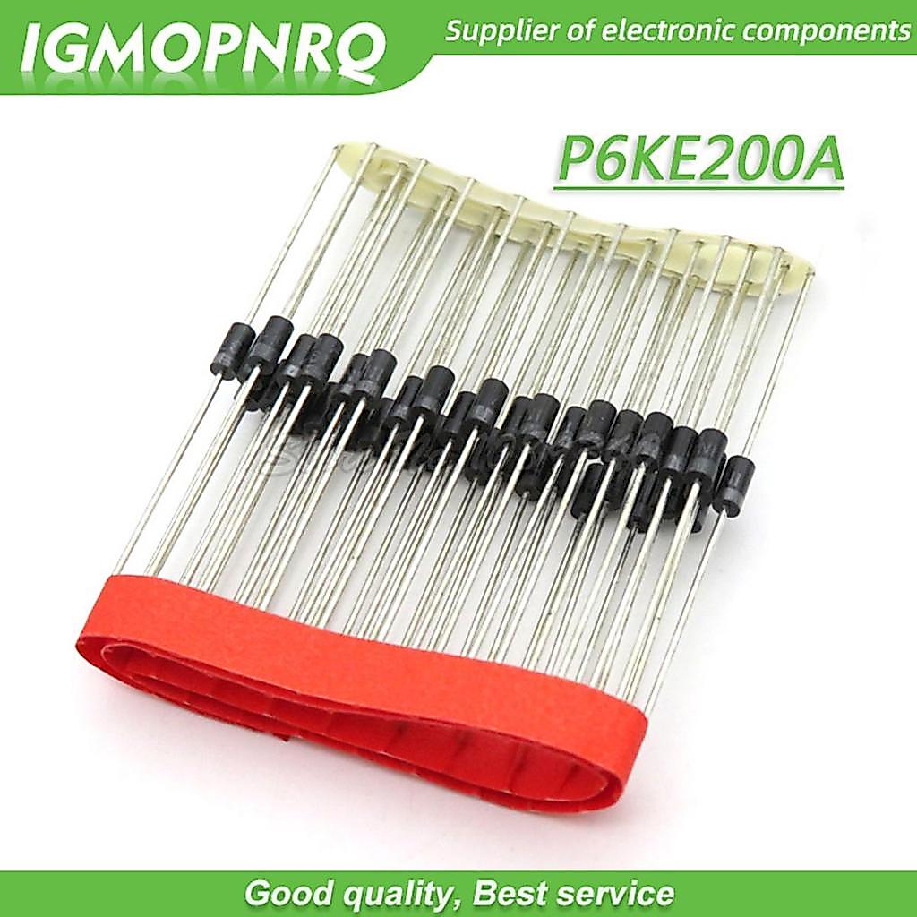 20 Cái / lốc P6KE200A P6KE200 DO-15 Tivi Một Chiều Diode Mới