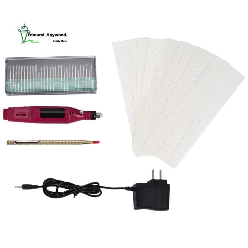 Bút khắc mini bằng điện Bộ dụng cụ khắc tự làm mini cho kim loại Thủy tinh gốm sứ Trang sức gỗ bằng 