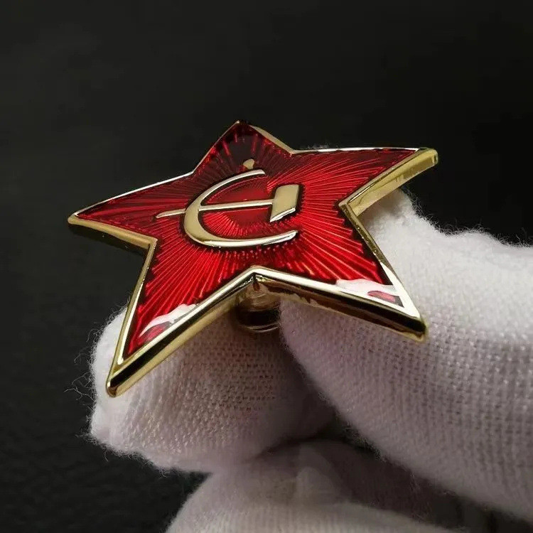 Bản sao Sulenin Chủ Nghĩa Xã Hội Kim Loại Trâm Huy Hiệu Liên Xô Huy Hiệu Nhóm cccp Đỏ Năm Sao Mũ Huy