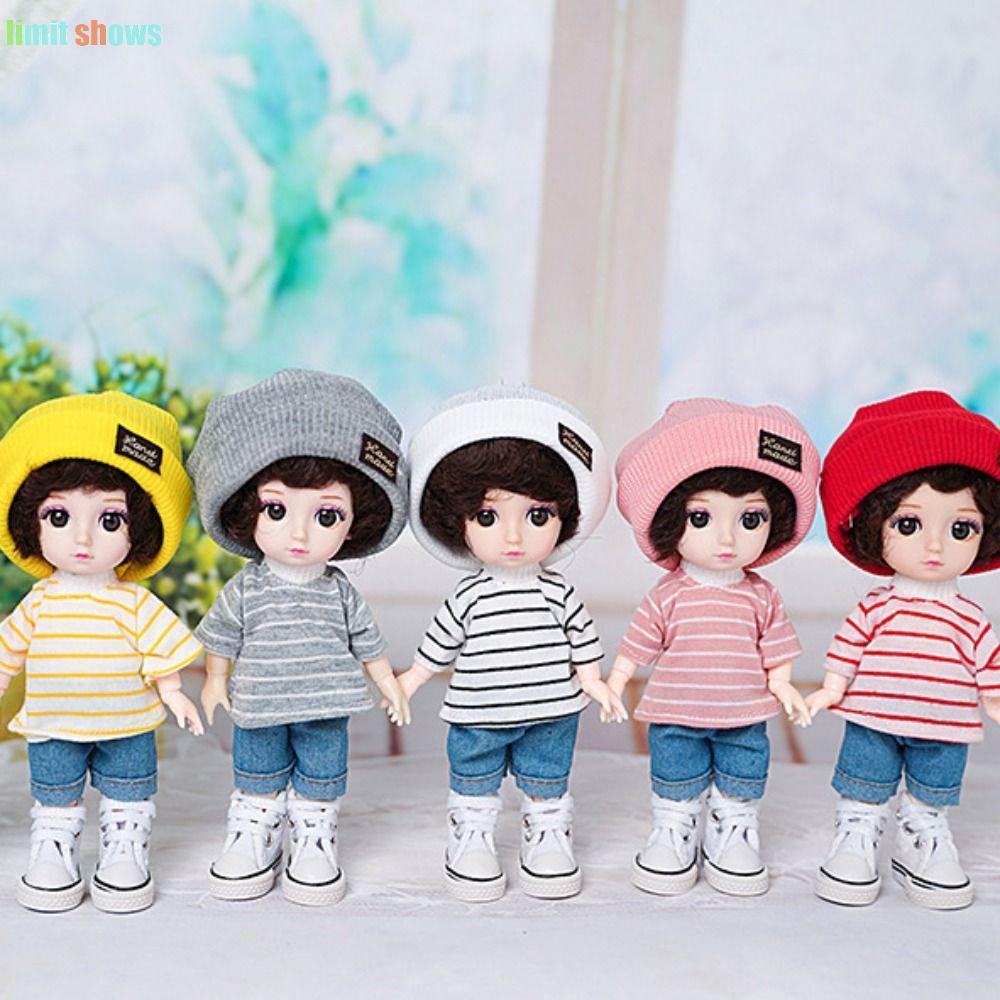 GIỚI HẠN HIỂN THỊ Quần áo búp bê 30cm, Vải búp bê đầy màu sắc Thích hợp cho quần áo búp bê 12 inch, 