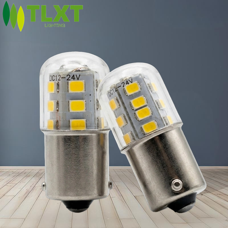 Bóng Đèn LED TLEXT BA15D BA15S 3W Chất Lượng Cao 12V-24V Ánh Sáng Trắng 3000K Ánh Sáng Ấm 6000K