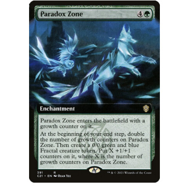 Thương hiệu Paradox Zone Paradox Zone Tranh mở rộng màu xanh lá cây vàng