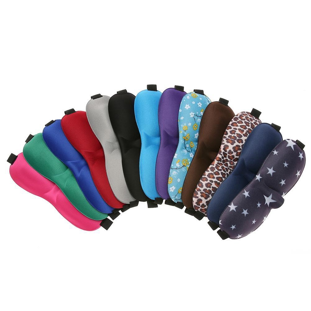 Mặt nạ mắt ngủ 3d Soft Portable Blindfold Travel Eyemask J8e3