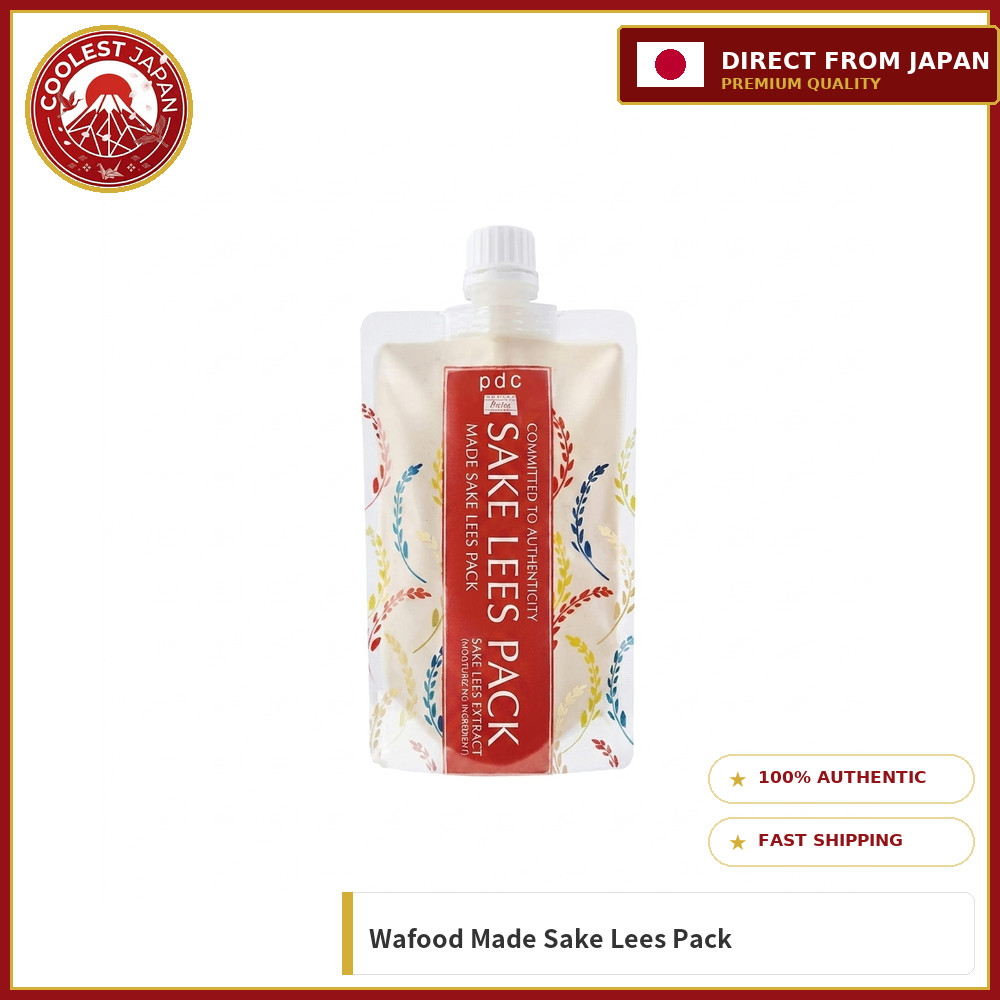 pdc Wafood Made Sake Lees Pack 170g - Wash-Off Face Mask for Brightening & Deep Moisture