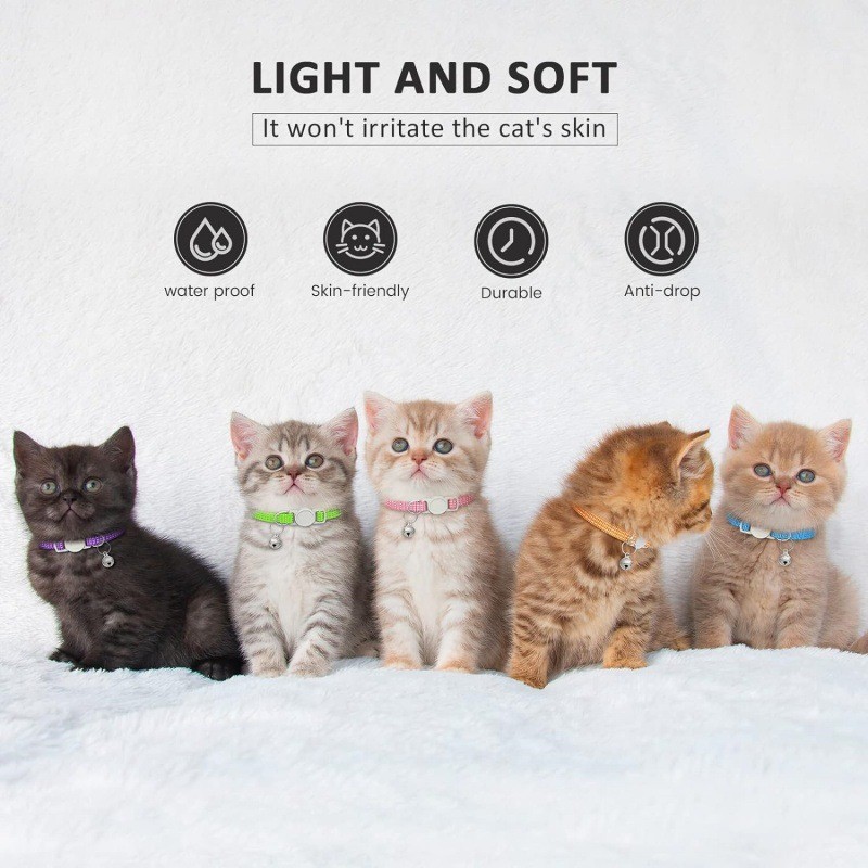 Vòng cổ mèo phản quang Clippy Pet Cat Collar Dog Cat Pet Collar _ Bin Pet Shop