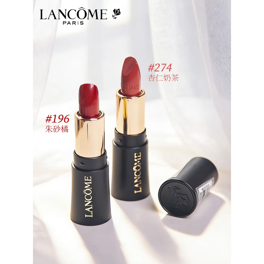 Lancome Pure Velvet Matte Lipstick 1.6g505 Apple Red 274 Trà Sữa Hạnh Nhân Mềm Lụa Satin Son Môi