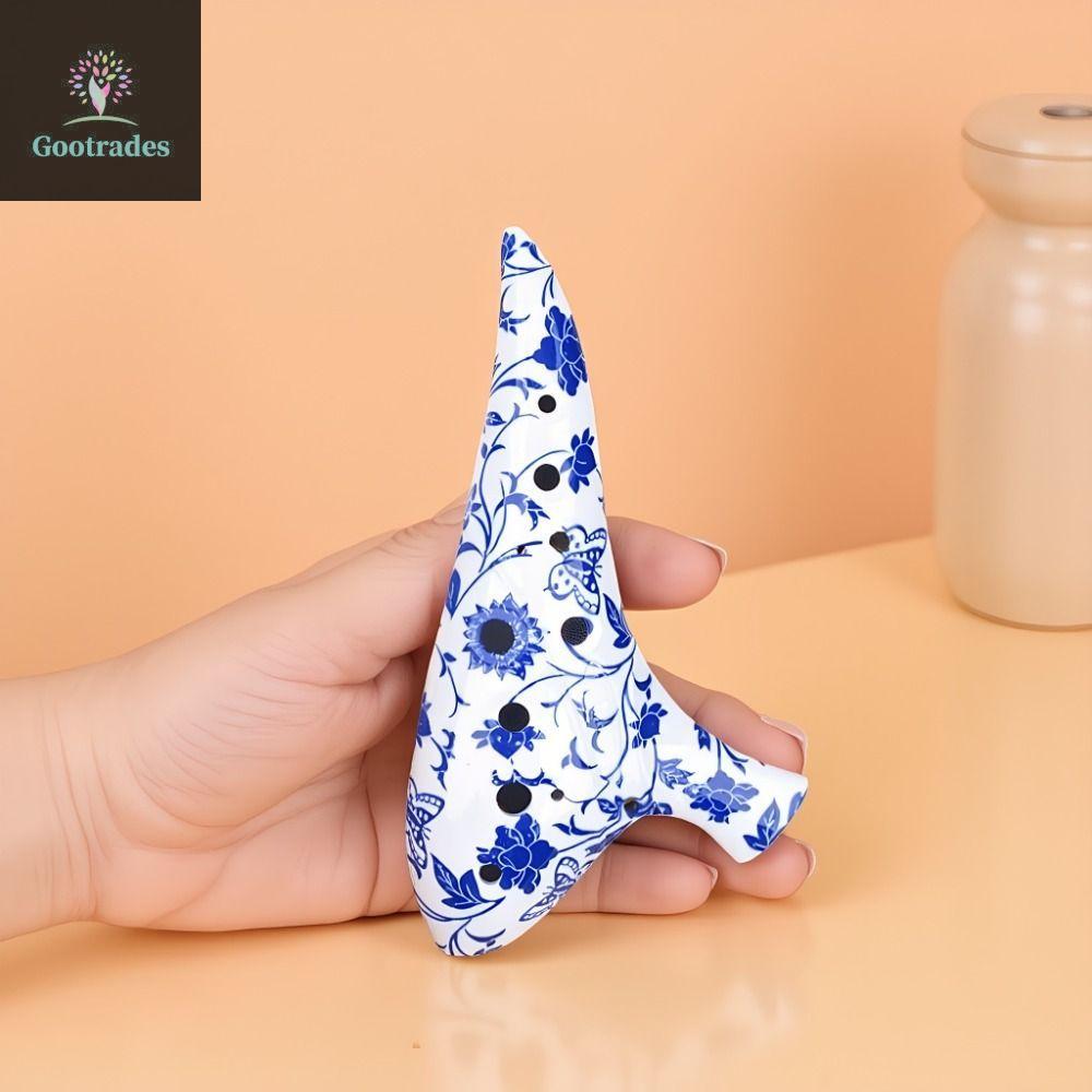 Nhạc cụ Ocarina GOOTRADES, Chất lượng chuyên nghiệp cỡ nhỏ 12 lỗ Ocarina, Giọng Alto C thanh lịch Nh