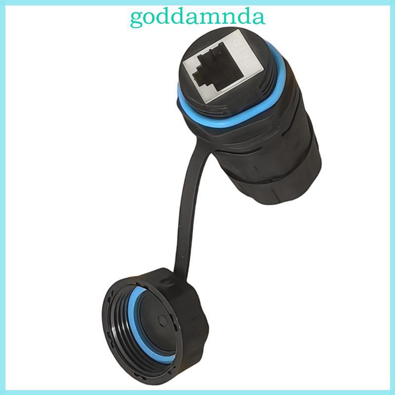 Bộ kết nối GODD M23 RJ45 Cat6 được bảo vệ RJ45 Cat6 IP68 Cặp đôi chống