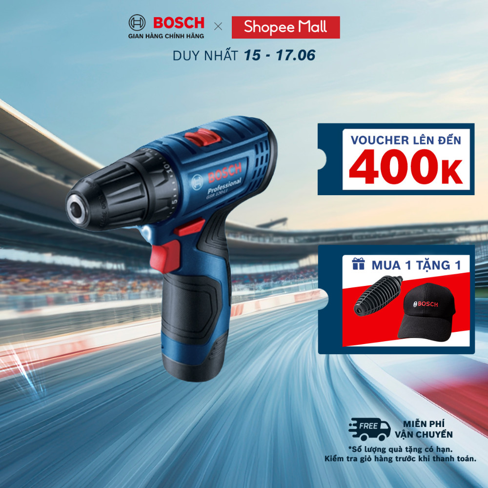 Máy khoan vặn vít dùng pin Bosch GSR 120-LI