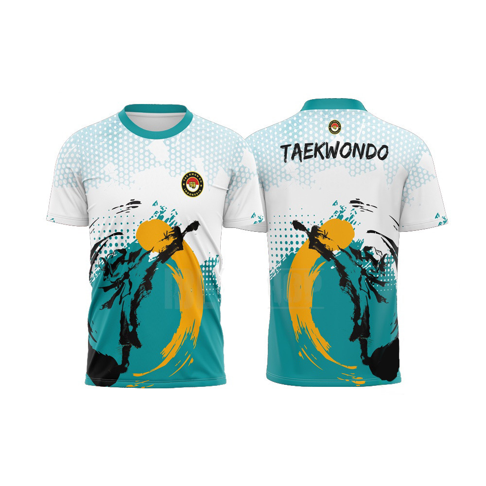 Áo thun nam TAEKBONDO Jersey 3Dprint Áo thun thăng hoa hoàn toàn