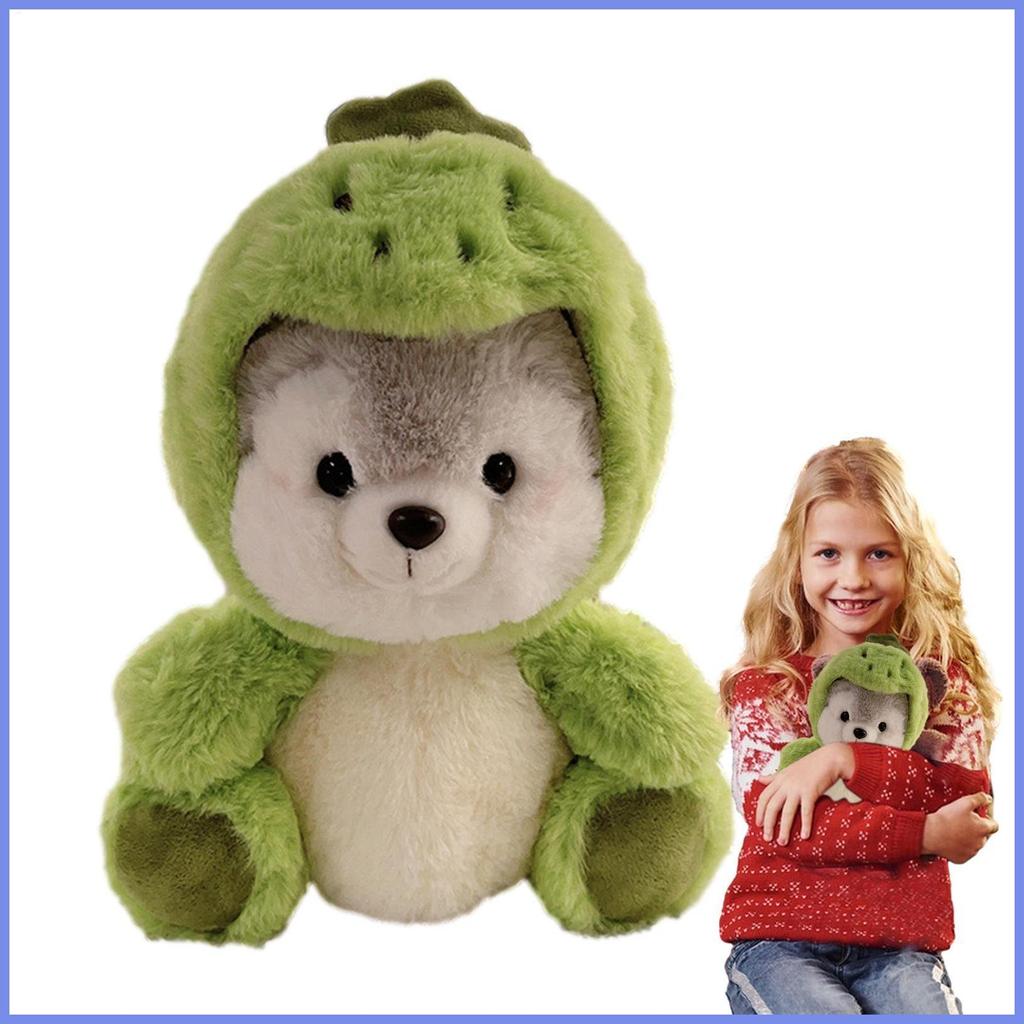 Nhồi Bông Husky Cuddly Biến Hình Búp Bê Husky Sang Trọng Đồ Chơi Nhồi Bông Cudly Chó Husky Sang Trọn