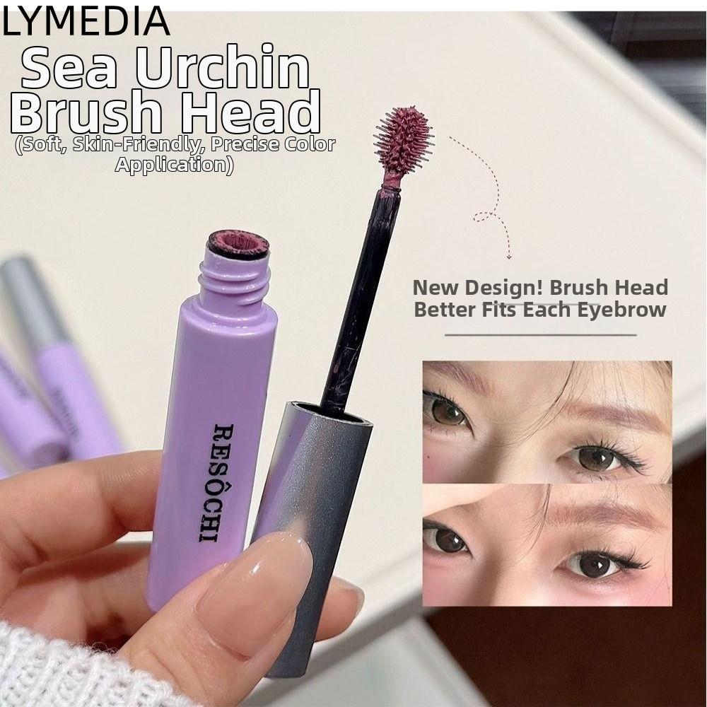 Gel mắt LYMEDIA, Kem nhuộm lông mày mờ chống thấm nước, Trang điểm mắt chống nhòe lâu trôi màu nâu t