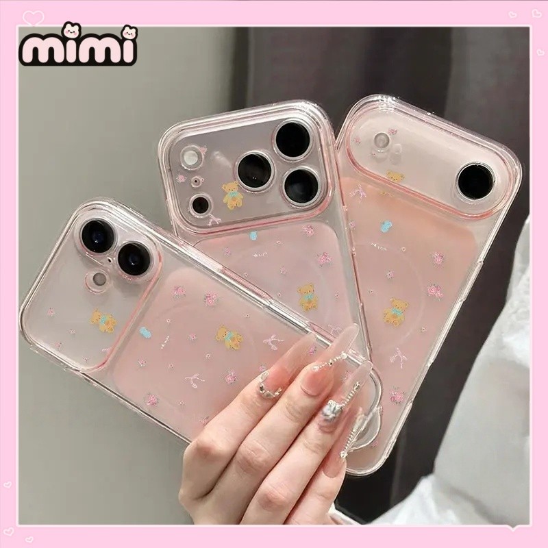Ốp lưng iPhone Gấu bông case Cho iPhone 17 xs xr 14 15 16 11 12 13  Pro Max Plus 12 13 14 15 IP17PRO