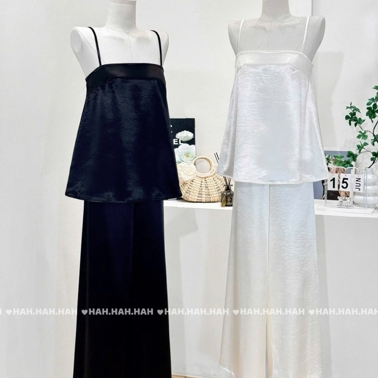 HS 180 Set lụa ngọc  siu đỉnhh, gu đơn giản sang ce lựa nó nha  Sm