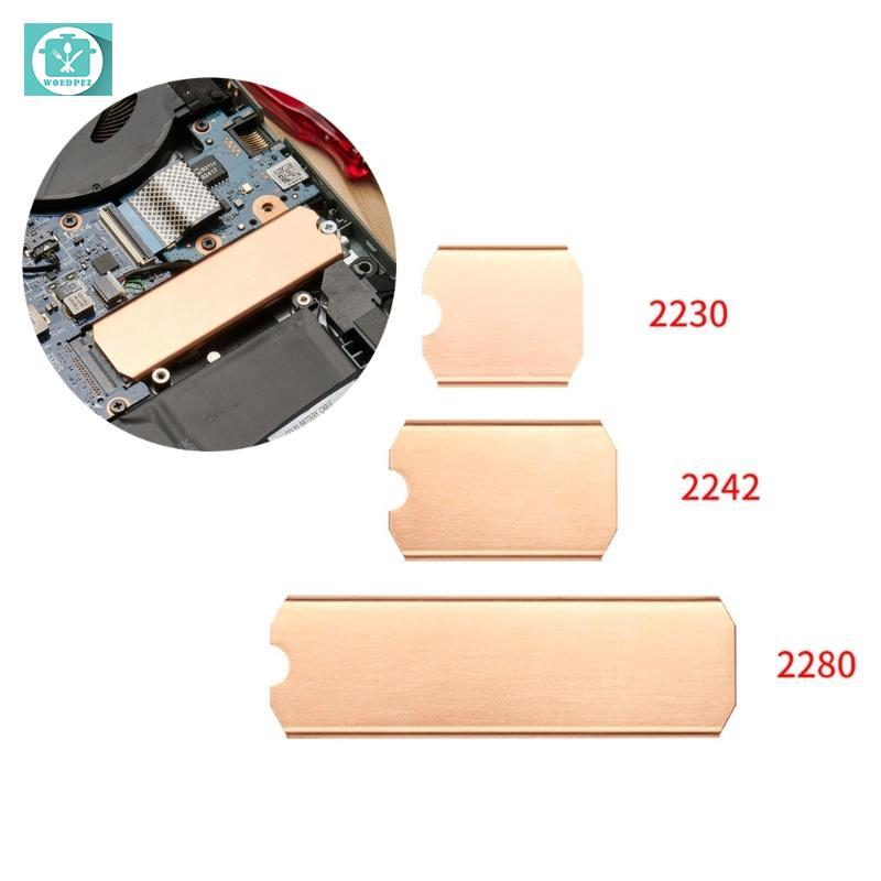 Woedpez M2 NVME SSD Tản Nhiệt Cho SteamDeck Game M2 2230 2242 2280 SSD Đồng Cooler Pad