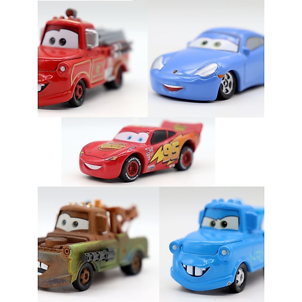 TOMY Domeka CARS Racing Story Lightning McQueen Car King Road Bully R Us King Toy Car