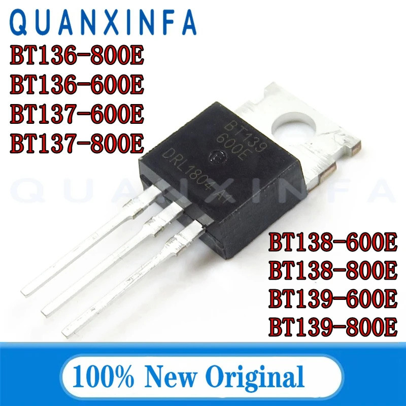 10 CÁI BT136-600E BT137-800E BT138-600E BT139-800E BT136 BT137 BT138 BT138 600E 800E chip còn hàng 5