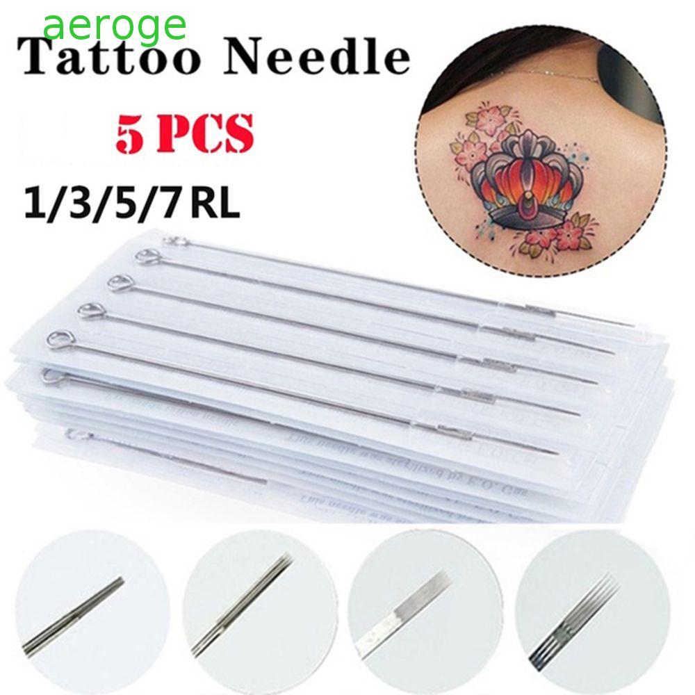 AEROGEM Beauty Needles Khử trùng vĩnh viễn Thép không gỉ Mix Sizes Tattoo Shader