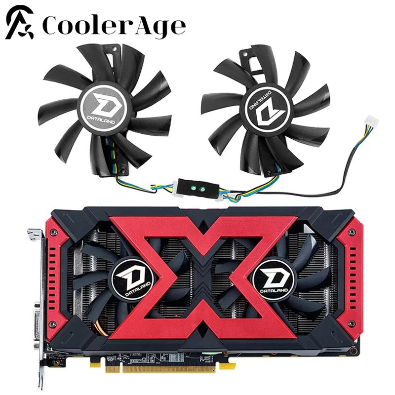 Mới 87mm GA92B2U RX570 RX580 X-Seri GPU Quạt Làm Mát Cho DATALAND Radeon RX 580 570 Thẻ Video Làm Qu