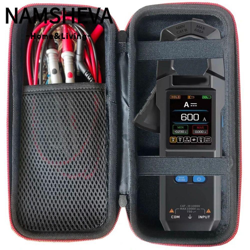 Máy đo kẹp NAMSHEVA, Hộp đựng chống sốc vỏ cứng, Túi bảo vệ đa năng lót xốp chuyên nghiệp để bảo vệ 