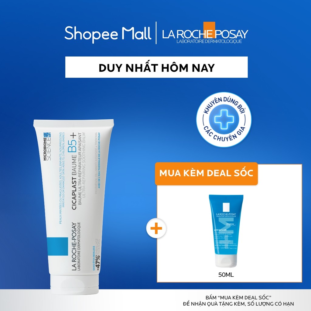 Kem Dưỡng Ẩm & Phục Hồi Đa Năng La Roche-Posay Cicaplast Baume B5+ giúp phục hồi da sau 1 lần sử dụng - phiên bản 100ml