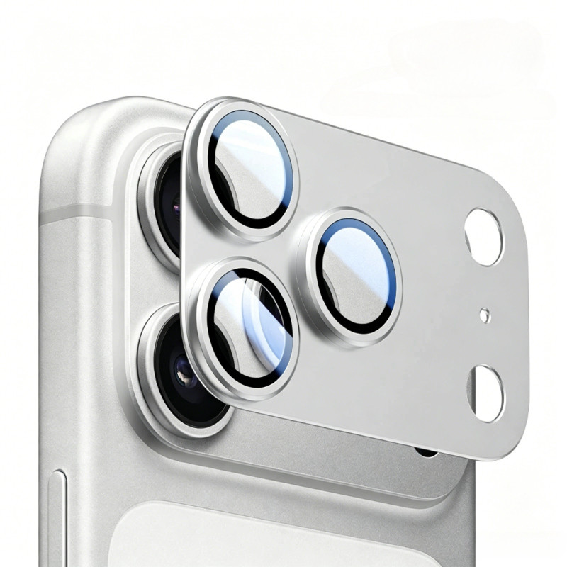 Bảo vệ ống kính giáp kim loại 1 mảnh cao cấp cho iPhone 17 Pro Pro Max Full Seal Chống bụi AR Chống 