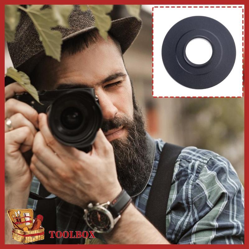 17mm Threaded Lens Adapter Collar Precise Machined Aluminum For Filters