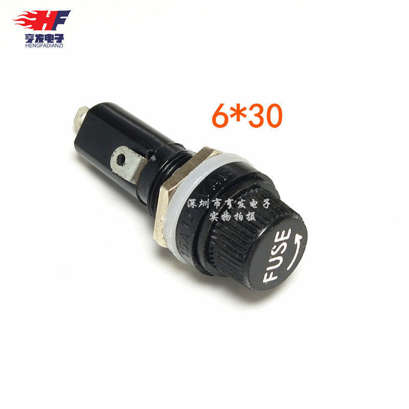 Giá đỡ FUSE 5 * 20 6 * 30 Giá đỡ FUSE chất lượng cao / Giá đỡ FUSE Giá đỡ FUSE 10A / 250V AC