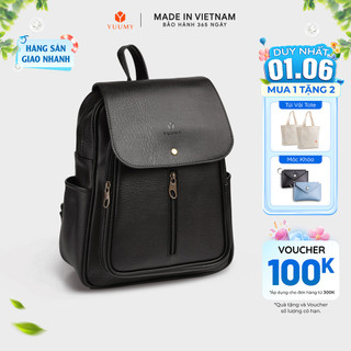 Balo yuumy (thời trang nữ basic đựng vừa a4 - balo da yba5)