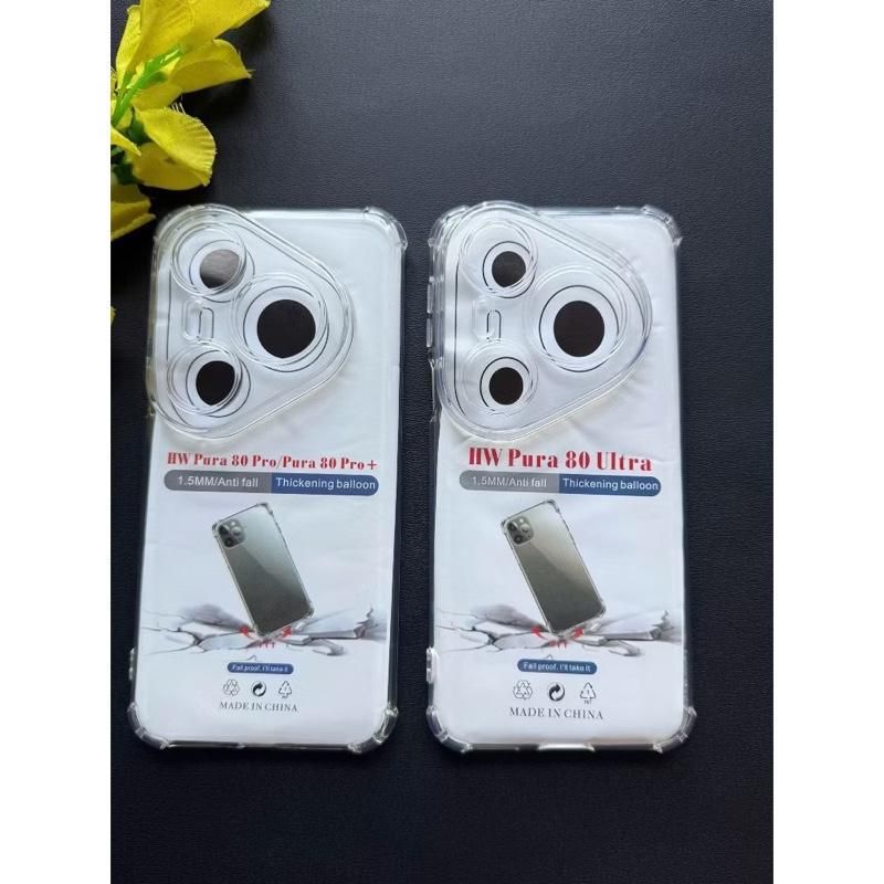 Ốp lưng Huawei P80 Pro, P80 Pro Plus, P80 Ultra dẻo chống sốc 4 góc, trong suốt