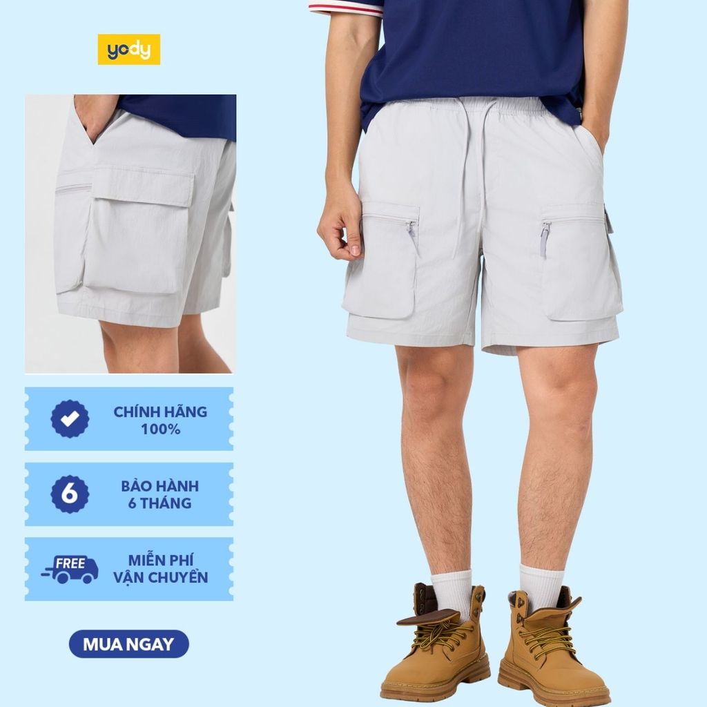 [BST Comfort Me-We] Quần shorts nam YODY cạp chun túi hộp MCJT26S003