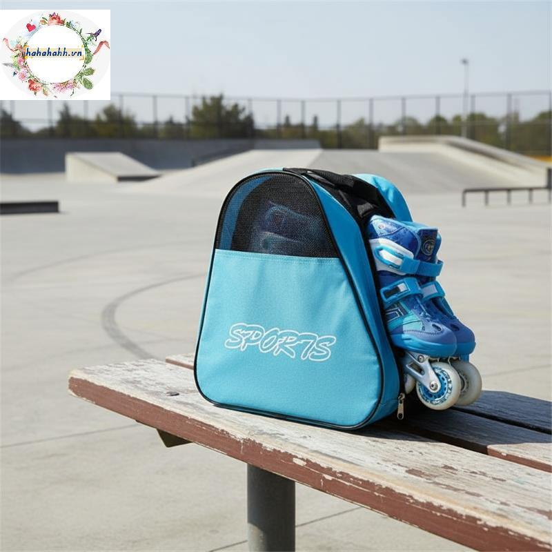 Haha Kids Ice Skate Carry Bag Thiết kế dung tích lớn dành cho thiết bị trượt băng có tổ chức VN
