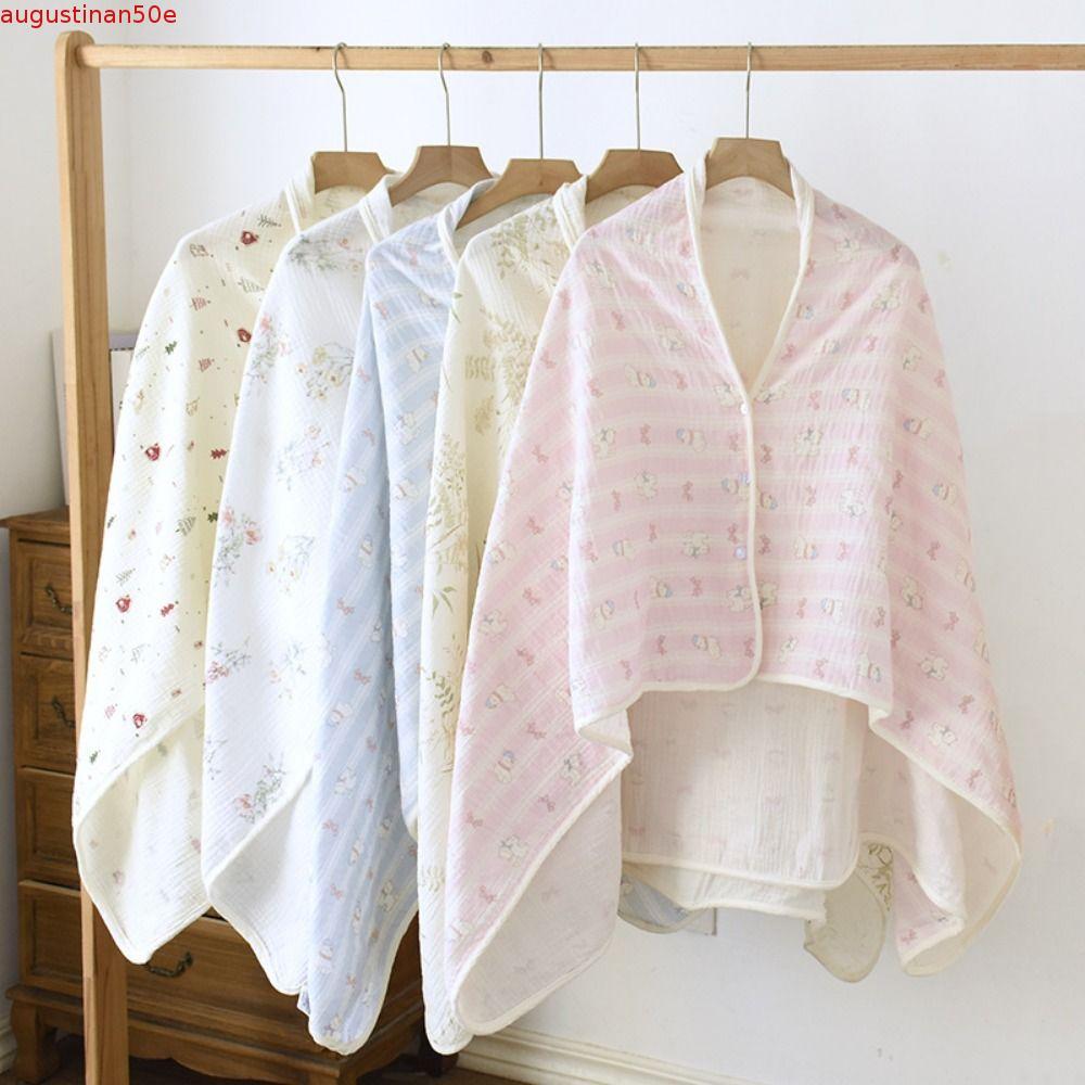 Chăn bông VERGE Mother Cape, Giữ ấm in hoa cho con bú, Vỏ đựng thức ăn đa chức năng Tạp dề điều dưỡn