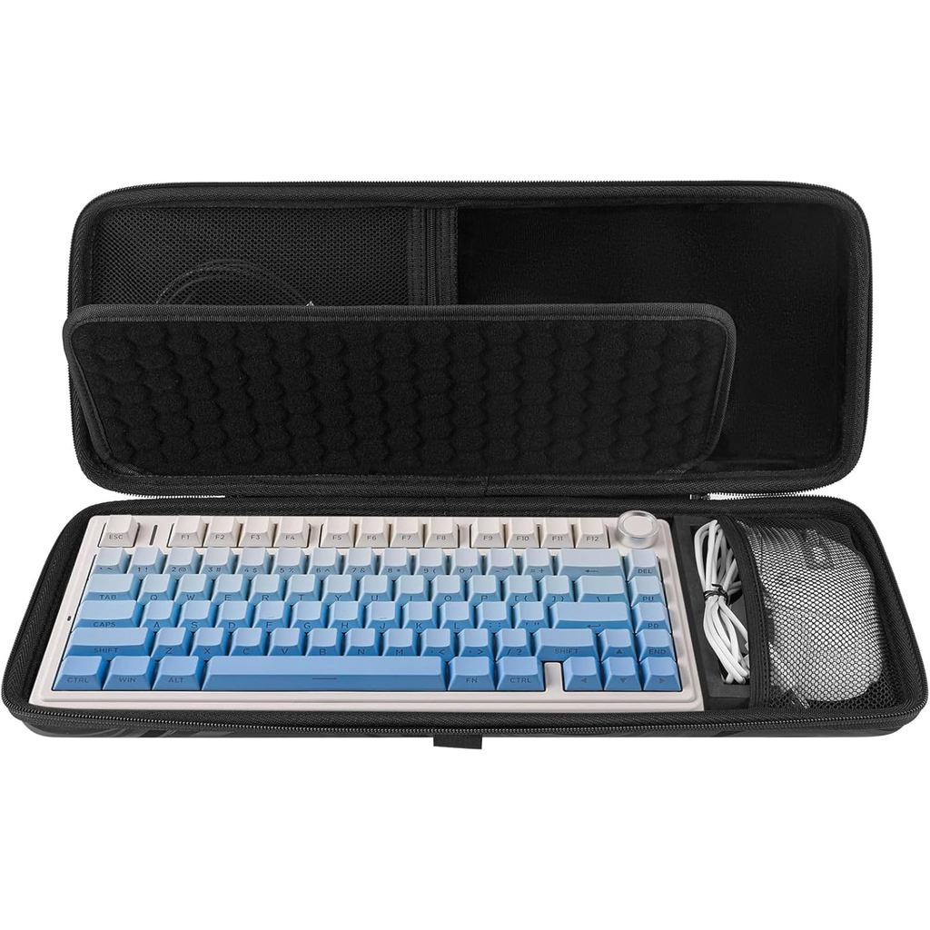 Hộp đựng bàn phím cơ 84 phím - Tương thích với Redragon K673 PRO, EPOMAKER x Aula F75, Womier S-K80,