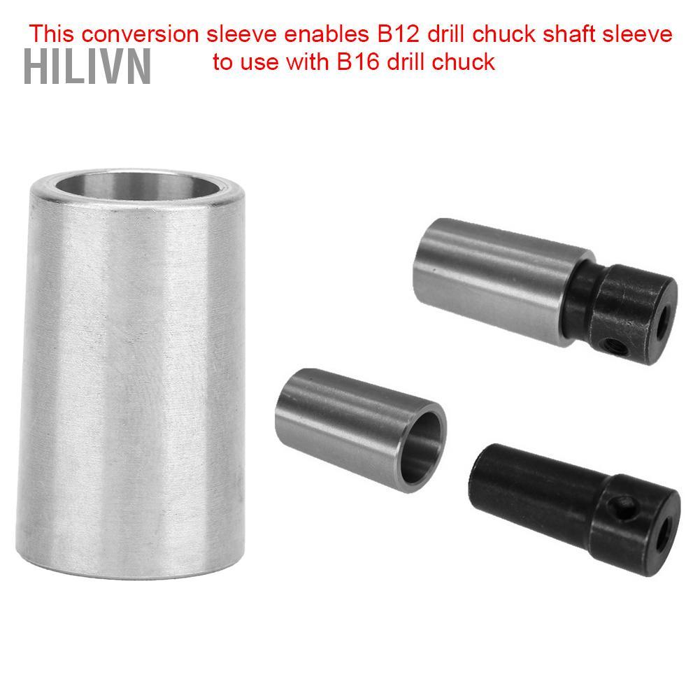 hilivn ERYUE B12 sang B16 Ống chuyển đổi bằng thép không gỉ Sử dụng dễ dàng cho máy khoan Chuck Ngườ