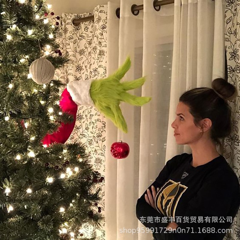 Grinch Grinch Giáng Sinh Quái Vật Xanh Sang Trọng Đồ Chơi Xanh Sang Trọng Búp Bê Búp Bê Búp Bê Búp B