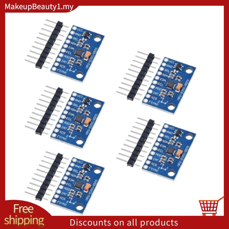 5 Chiếc IIC SPI MPU-9250 MPU-6500 6- Gia Tốc Kế Con Quay Hồi Chuyển Mô Đun Cảm Biến Thay Thế MPU6050